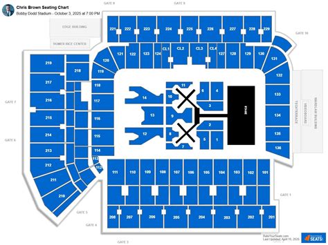 Bobby Dodd Stadium Concert Seating Chart