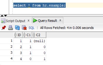 boolean datatype in oracle example