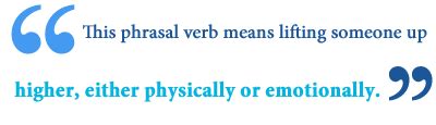 boost up meaning in english