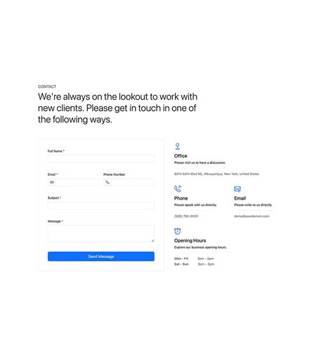 bootstrap 5 contact form examples