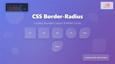 border radius css values