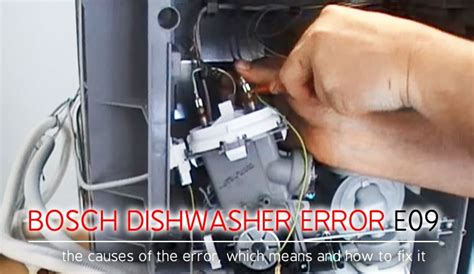 bosch classixx error code e09