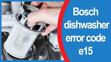 bosch error code e15 watertap
