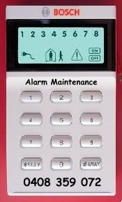 bosch home alarm reset code