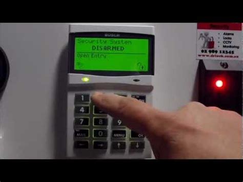 bosch house alarm default code