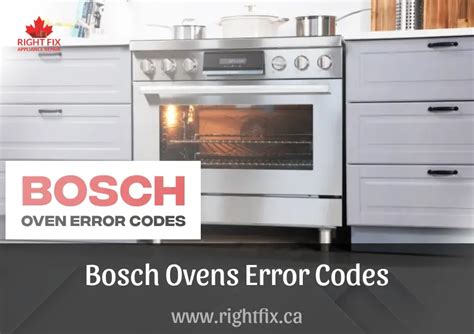 bosch oven error code e215