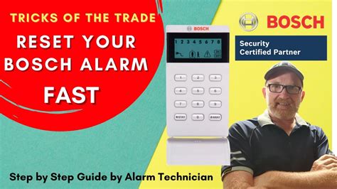 bosch security system reset code