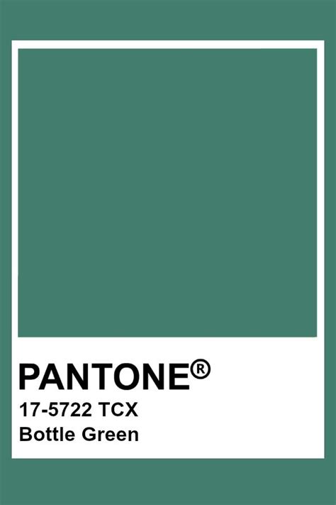 bottle green pantone code