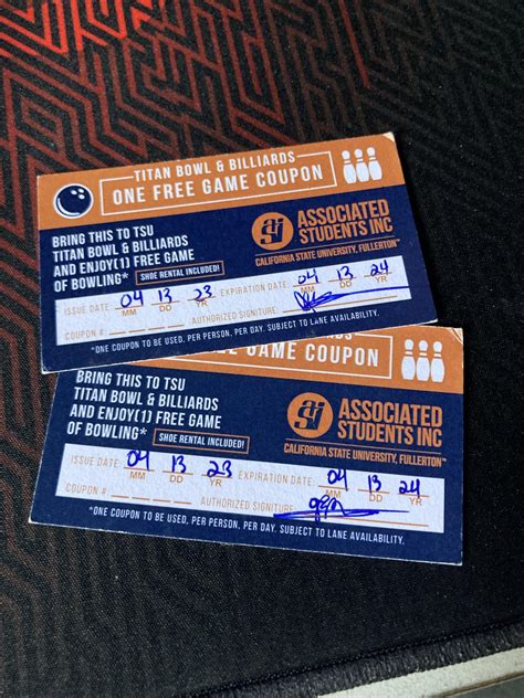 bowling promotion code