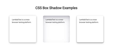 box shadow meaning in css