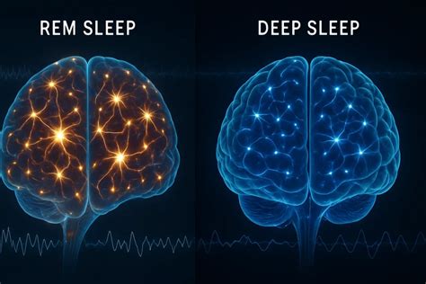 Brain activity during sleep REM phase