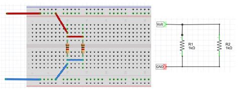 breadboard resistors in parallel vs series