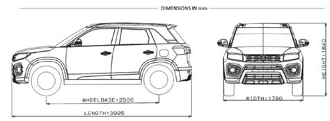 brezza height and width in feet