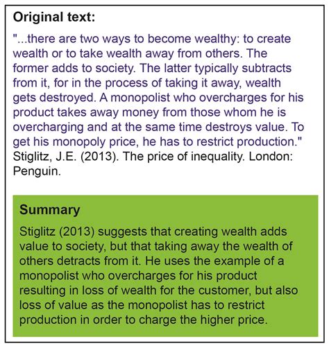 brief summary meaning and examples