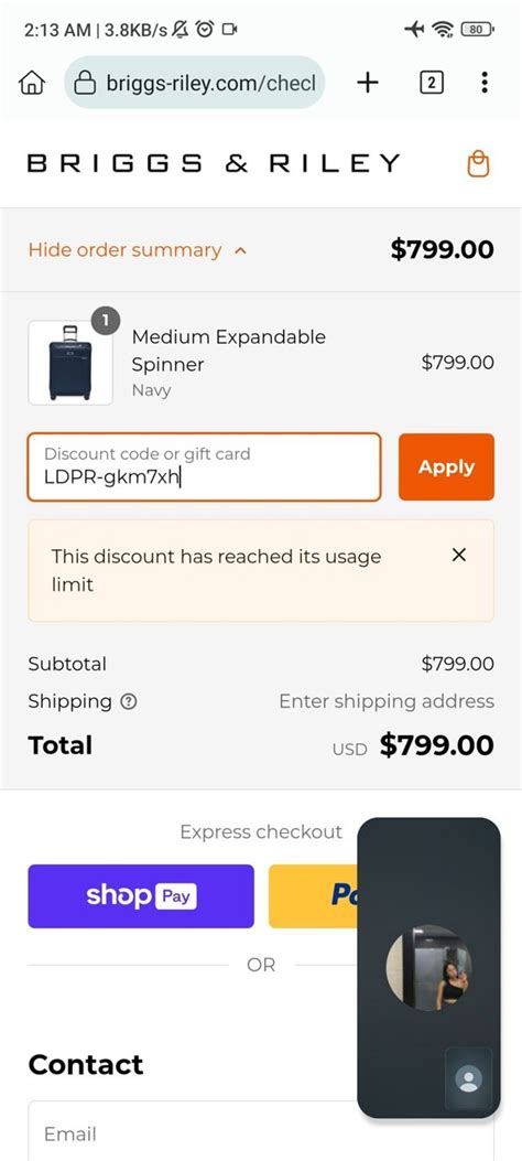 briggs and riley discount code