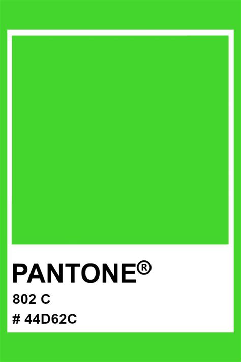 bright green pantone code