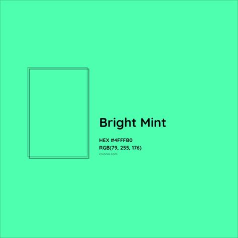 bright mint green color code