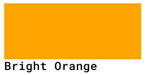 bright orange html color code