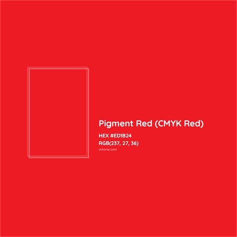 bright red cmyk code