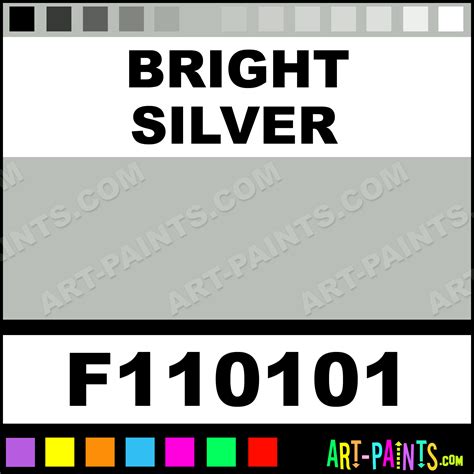 bright silver paint code