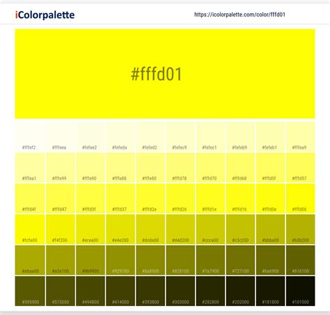 bright yellow code hex