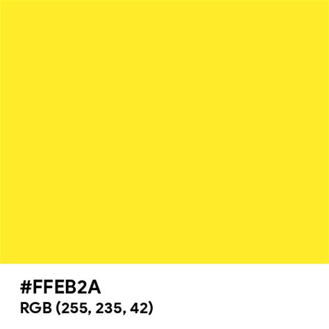 bright yellow hex color code