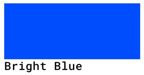 brightest blue color hex code