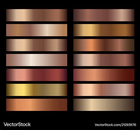 bronze color code gradient