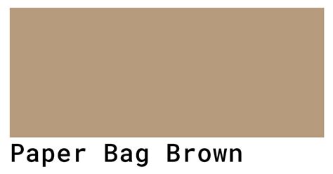brown bag color code