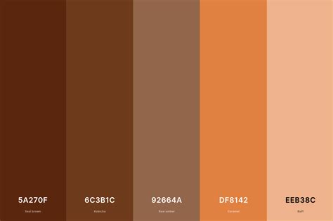 brown hex code palette