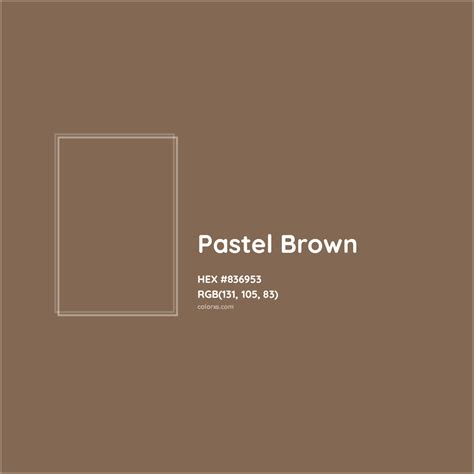 brown hex code pastel