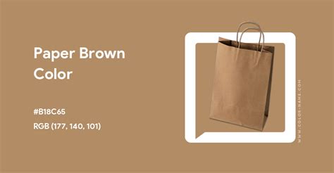 brown paper colour code