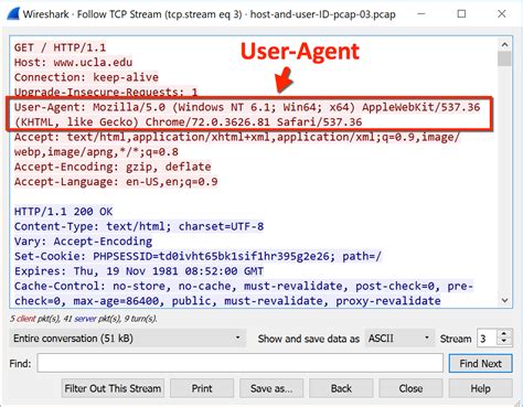 browser user agent string wireshark