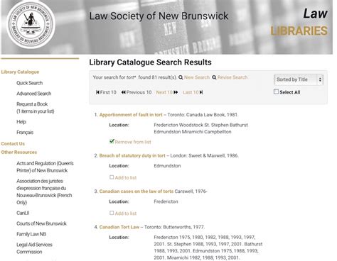 Brunswick Library Catalogue