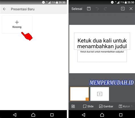 buat pptx di android
