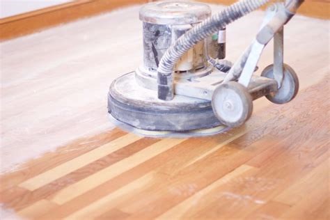 Buffing hardwood floors