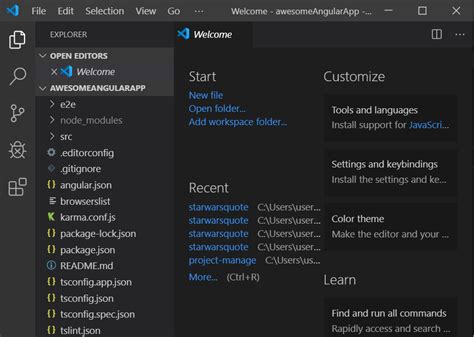 build angular project in visual studio 2022