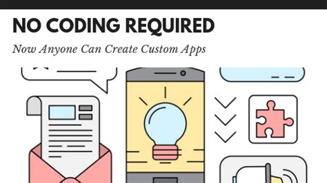 build custom mobile app no coding required