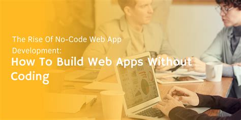 build web app without code