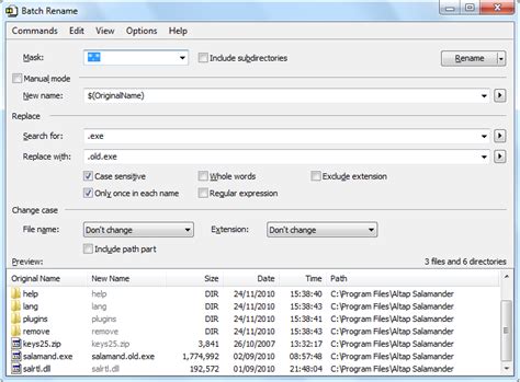 bulk file rename command
