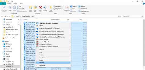 bulk rename pdf files from excel list