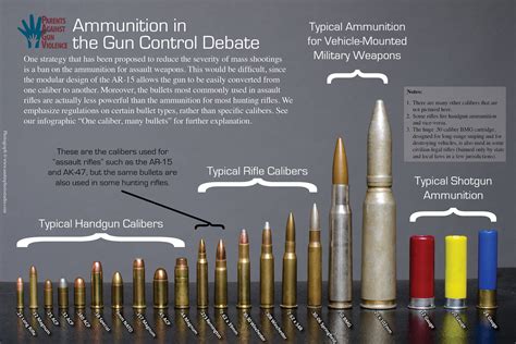 Bullet Sizes Chart