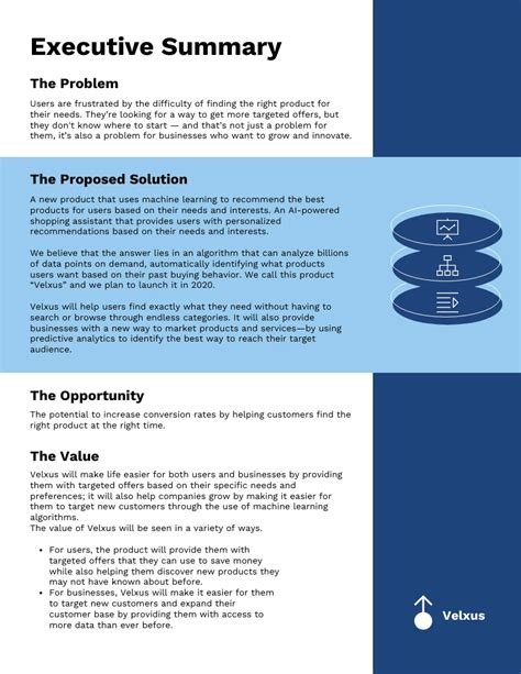 business case study executive summary example