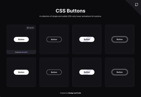 button html css code