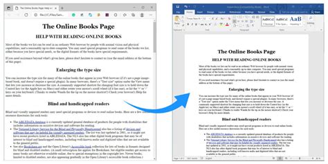c# code to convert html to word document