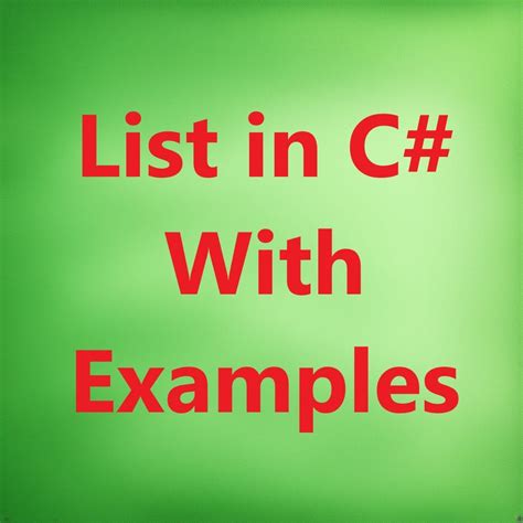 c# image list example