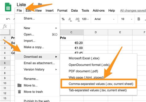 c'est quoi le format csv