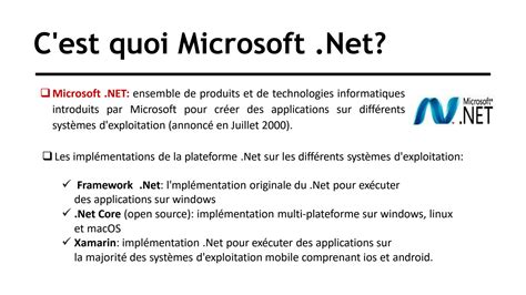 c'est quoi microsoft net framework