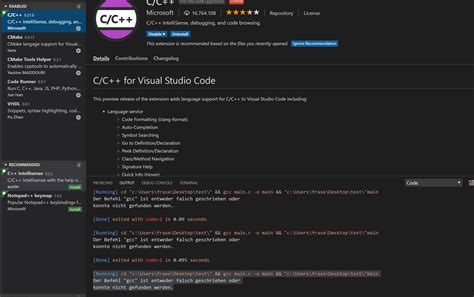 c compiler for vs code mac