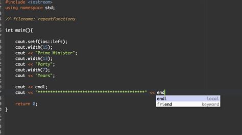 c program void function example